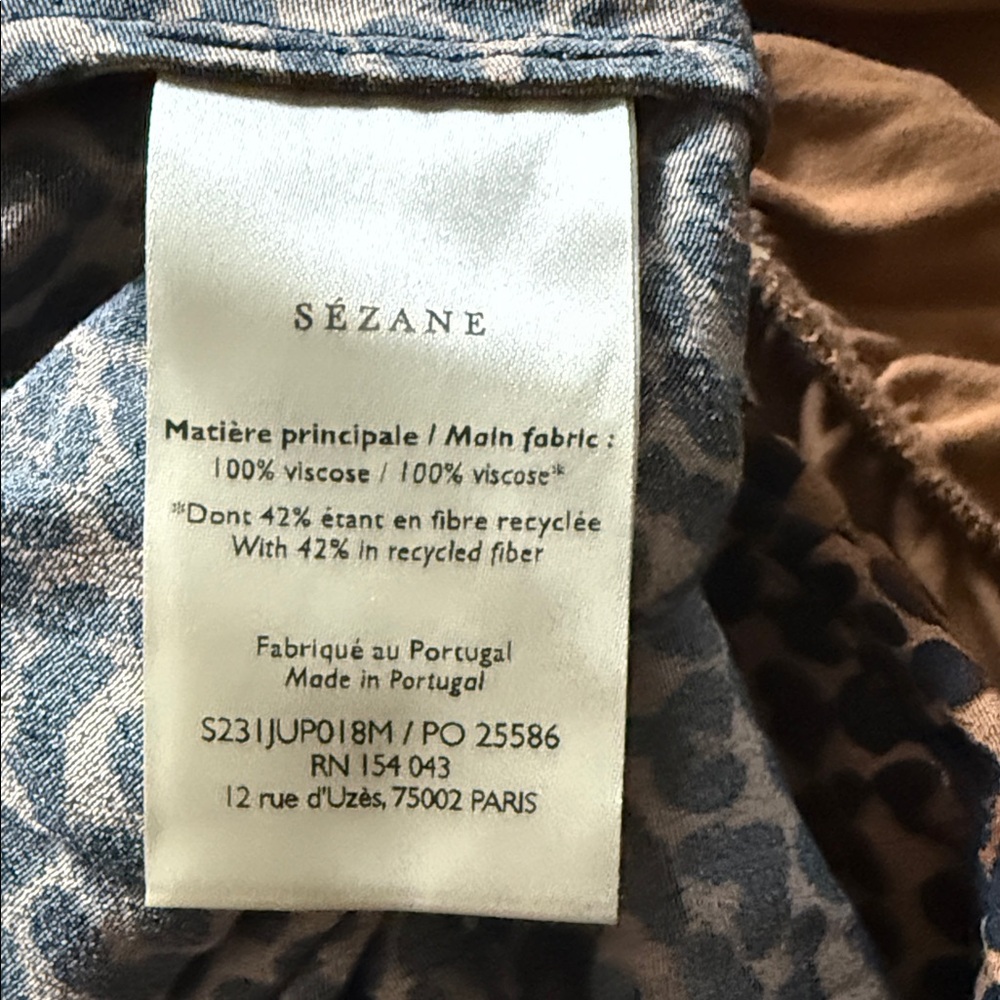 Sezane Leopard Print Skirt - Picture 6 of 6